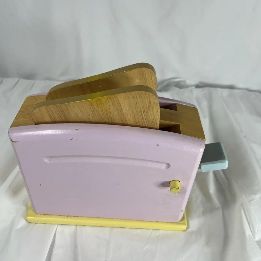 Kidkraft Wooden Kids Pastel Toaster Pretend Play‎ Kitchen Toy